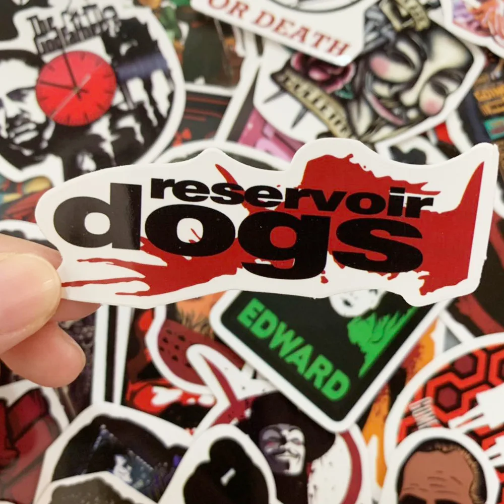 10/30/50pcs Classic Movie stickers For Luggage Laptop Art Painting Kill Bill Pulp Fiction Poster Stickers waterproof skateboard