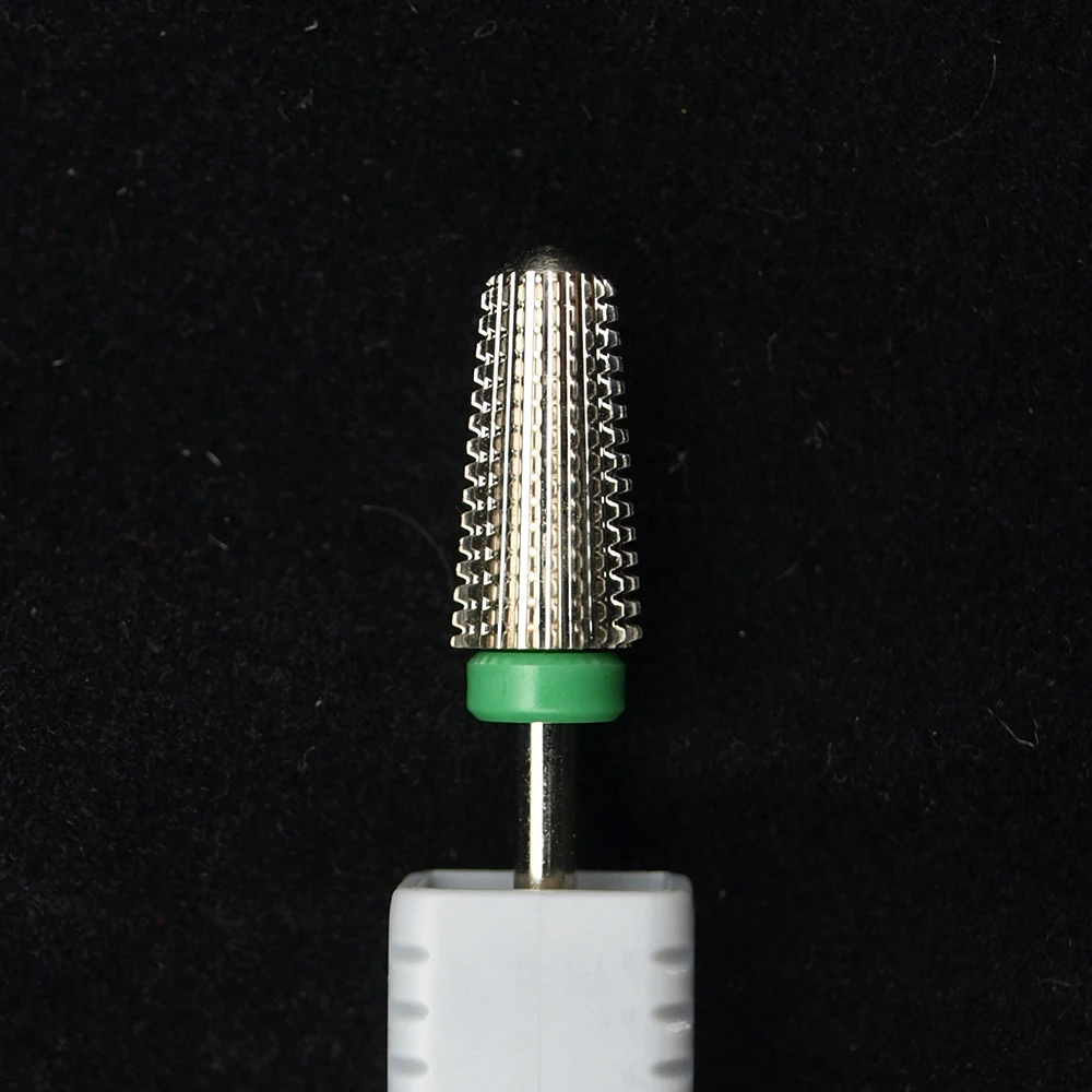 5-in-1 Silver Tungsten Carbide Nail Drill Bit Multifunction Round Milling Cutter for Left and Right Hand Manicure Pedicure