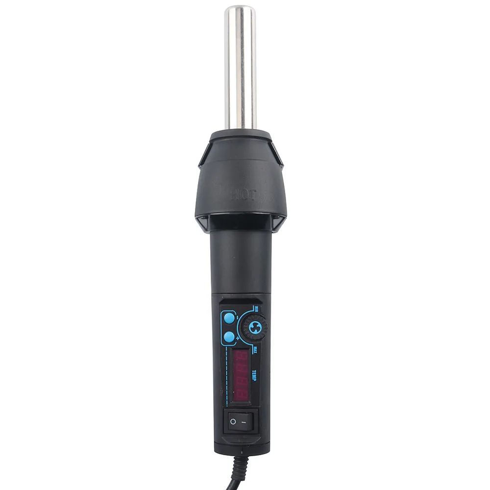 Fast 650W LCD Adjustable Electronic Hot Air Gun Desoldering Station IC SMD BGA + Nozzle 650W