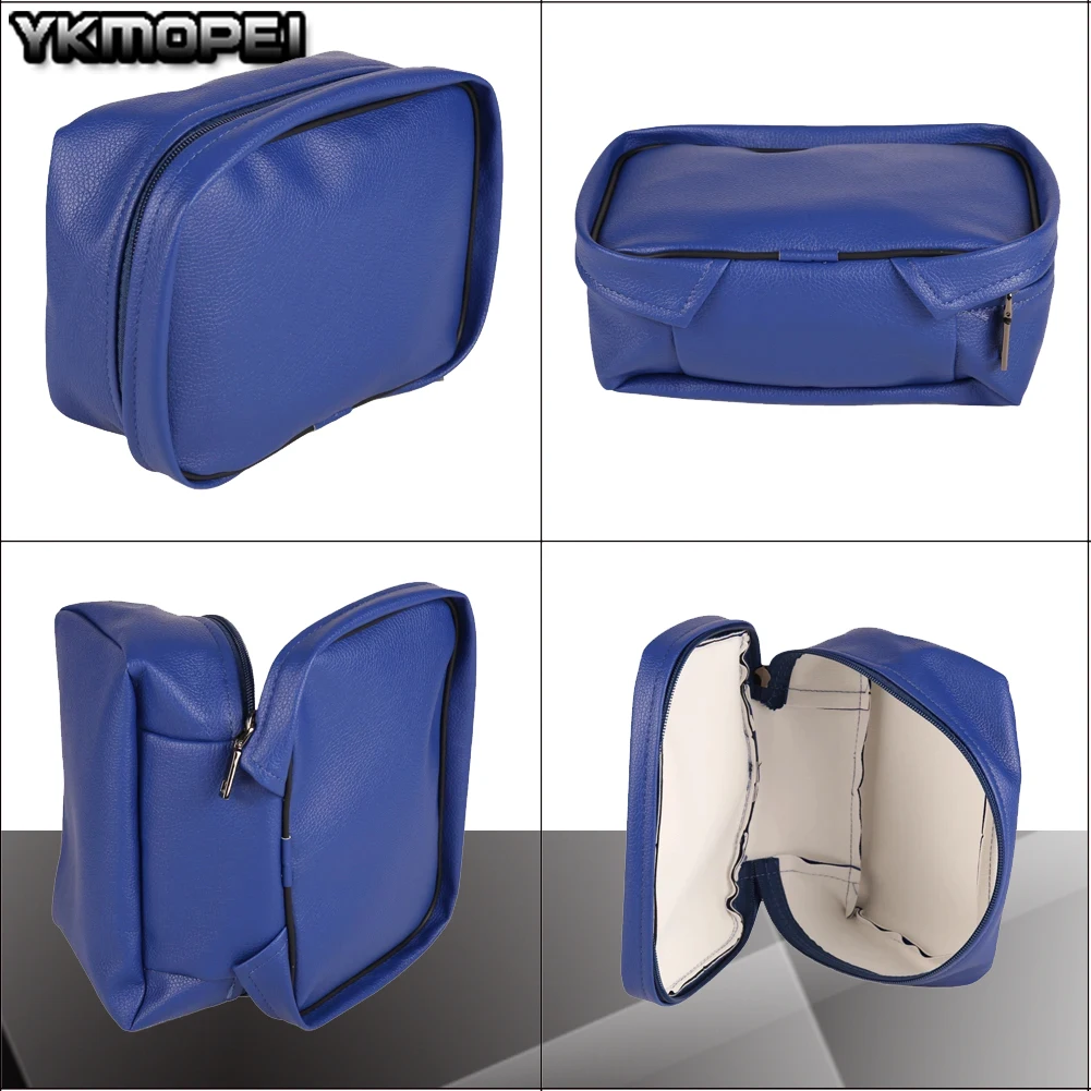 Off Road Motorcycle Rear Tool Bag Tail Kit Storage PU Leather Waterproof Durable For Honda CRF150 250 CRF450 XR250R XR350R XR600