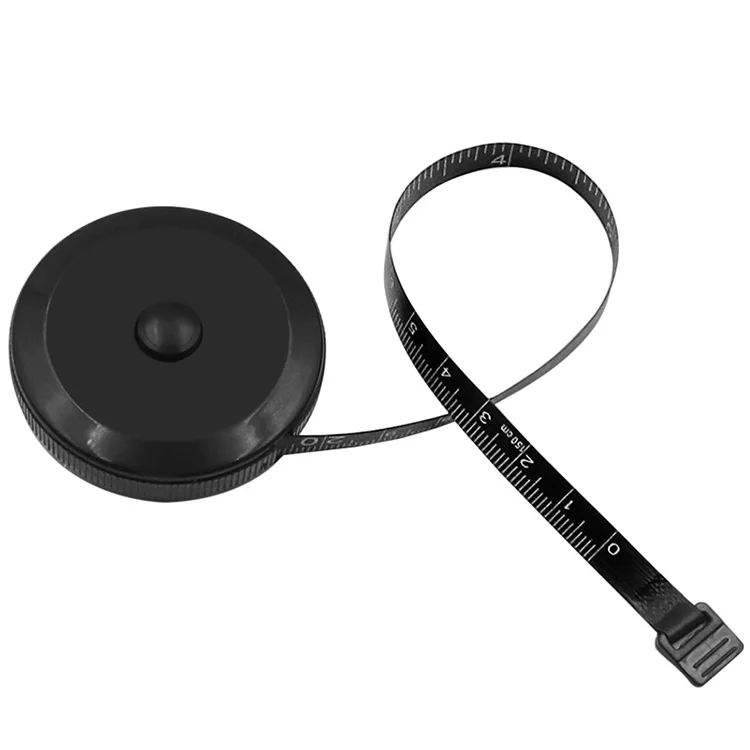 150cm 60inch Portable Retractable Ruler Tape Measure Height Children's Ruler Cm Inch Tape Measure White Black