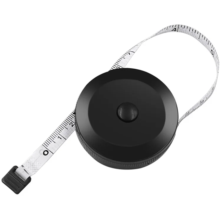 150cm 60inch Portable Retractable Ruler Tape Measure Height Children's Ruler Cm Inch Tape Measure White Black