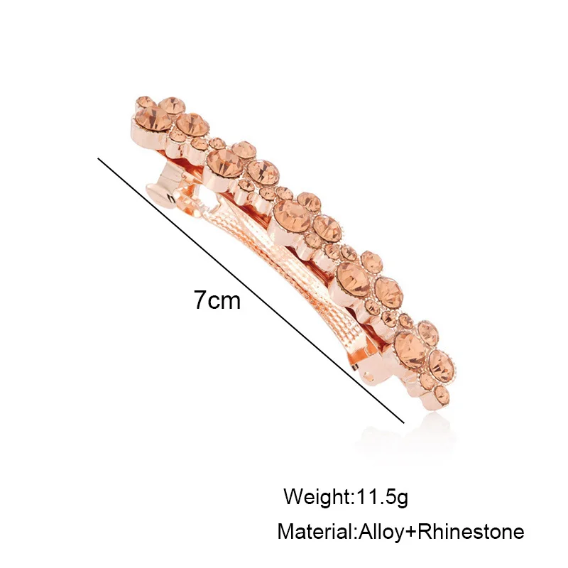 Korean Crystal Spring Hair Clips Pins Pearl Hair Barrettes For Women Girl Headband Fashion Simple Hair Accessories Headwear