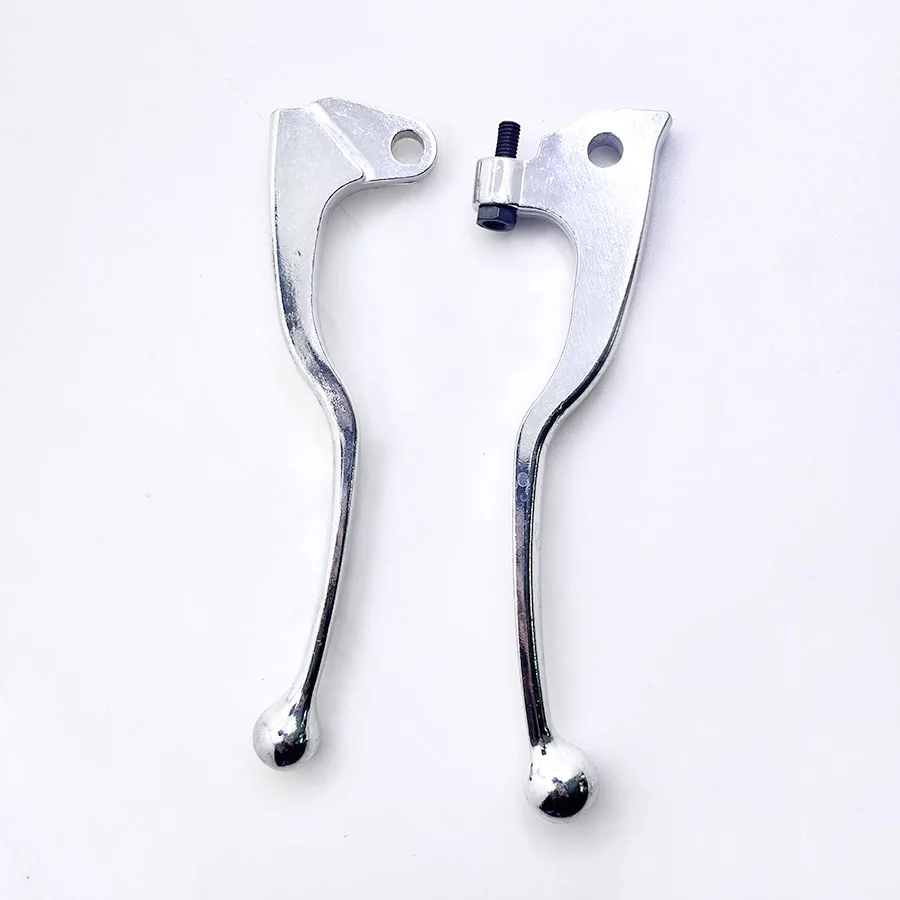 1 Pair CNC Chrome Motorcycle Front Brake Clutch Levers For Yamaha YZ80 YZ125 DT125 200 TW225 XT TTR YZ 250 TT350 YZ490 TT XT 600