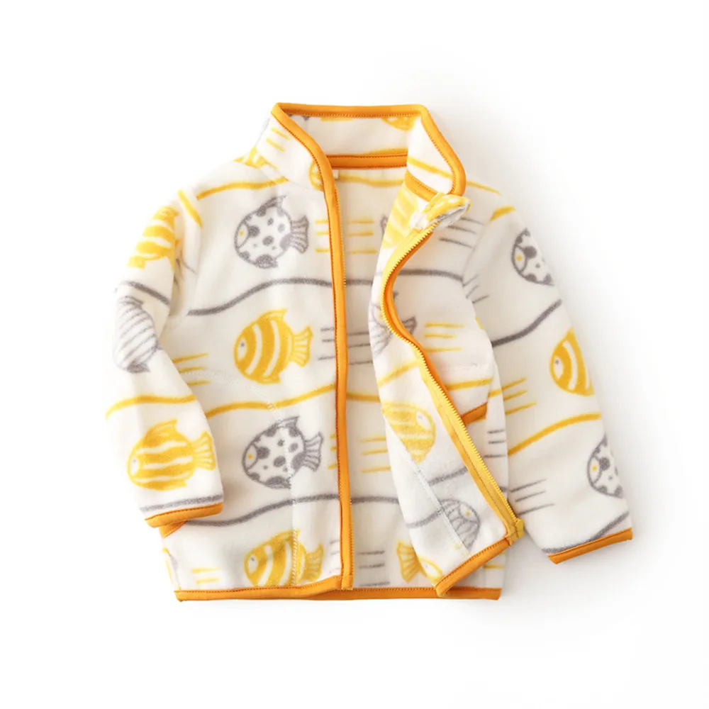 Jumping Meters New Arrival Dinosaurs Zipper Boys Girls Jackets Coats Fahion Pockets Children's Outwear Fleece Coats Kids Clothes