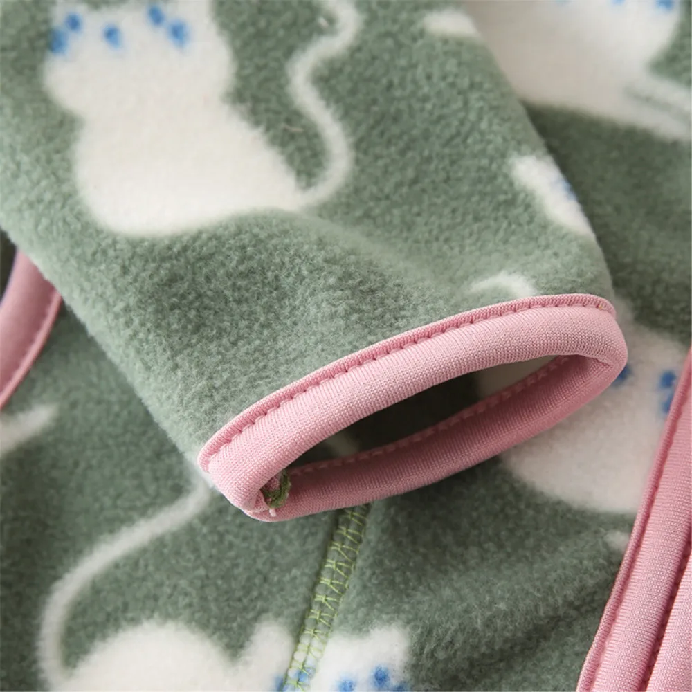 Jumping Meters New Arrival Dinosaurs Zipper Boys Girls Jackets Coats Fahion Pockets Children's Outwear Fleece Coats Kids Clothes
