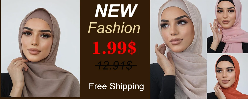 Hot Crinkle Cotton Hijab Scarf Women Scarves Bandana Turban Headscarf Muslim Shawl Africa Wrap Headband Islamic Shawls Headband
