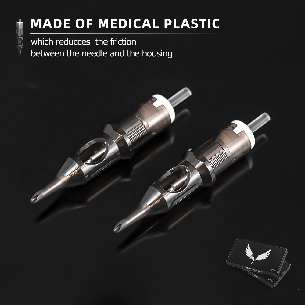XNET VREX 20pcs Tattoo Cartridge Needle Round Liner Disposable Sterilized Safety Permanent Makeup Tattoo 01rl 03rl 05rl 07rl