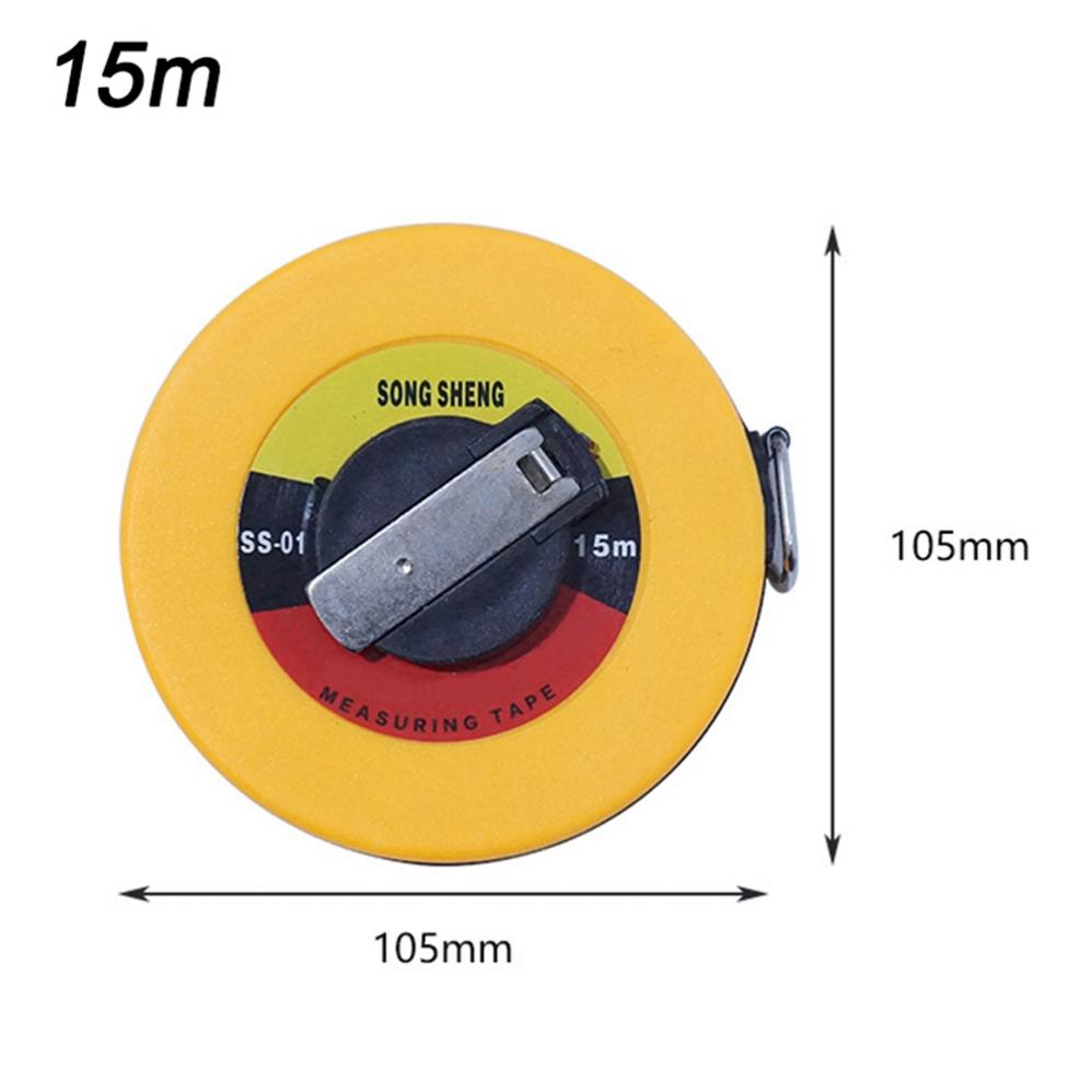 10/15/20/30/50M Tapemeasure Circular Glass Fiber Leather Tapemeasure Carpentermetricmeasuringmeter Tapemeasure Tools