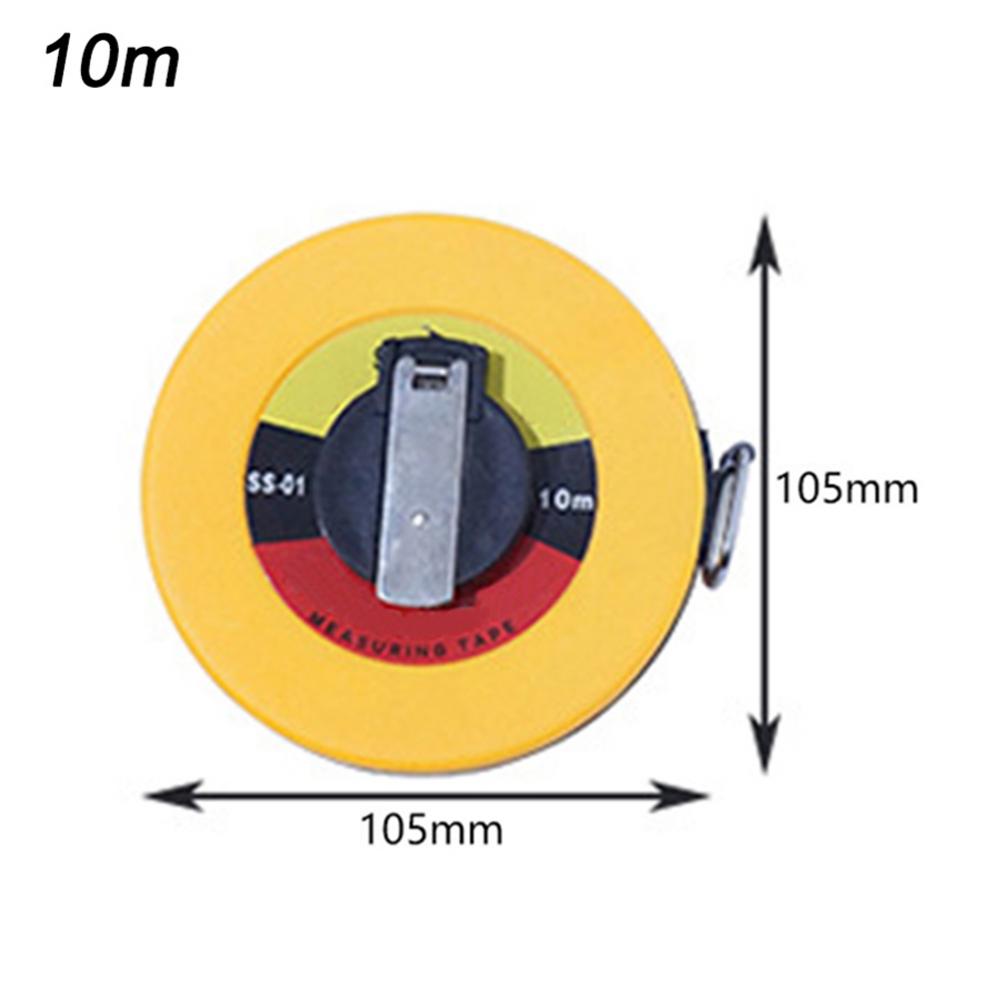 10/15/20/30/50M Tapemeasure Circular Glass Fiber Leather Tapemeasure Carpentermetricmeasuringmeter Tapemeasure Tools