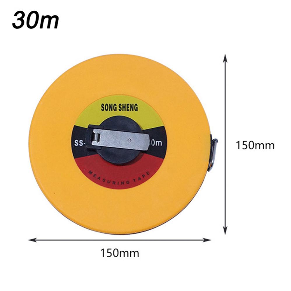 10/15/20/30/50M Tapemeasure Circular Glass Fiber Leather Tapemeasure Carpentermetricmeasuringmeter Tapemeasure Tools