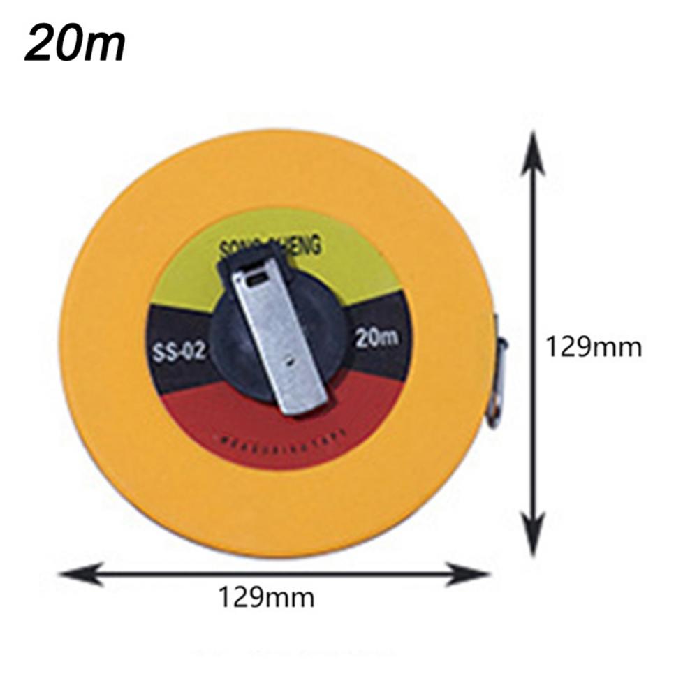 10/15/20/30/50M Tapemeasure Circular Glass Fiber Leather Tapemeasure Carpentermetricmeasuringmeter Tapemeasure Tools