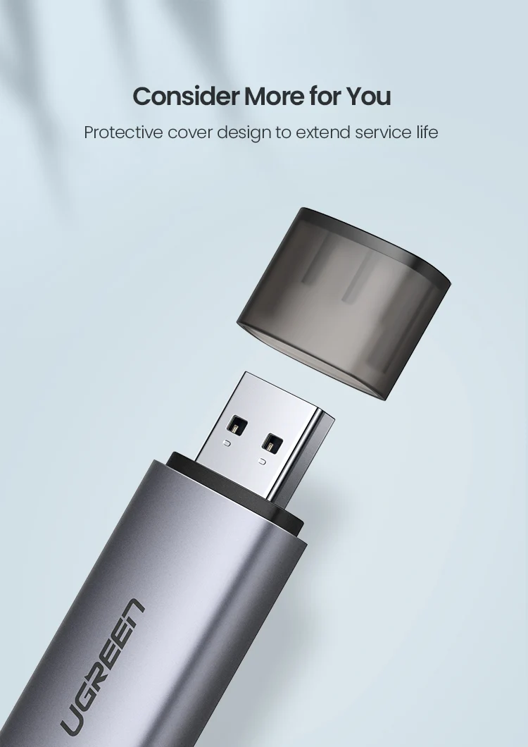 UGREEN Card Reader USB3.0 USB C  SD Micro SD Card Reader for Laptop Computer Smart Memory Cardreader SD Card Reader Card Adapter