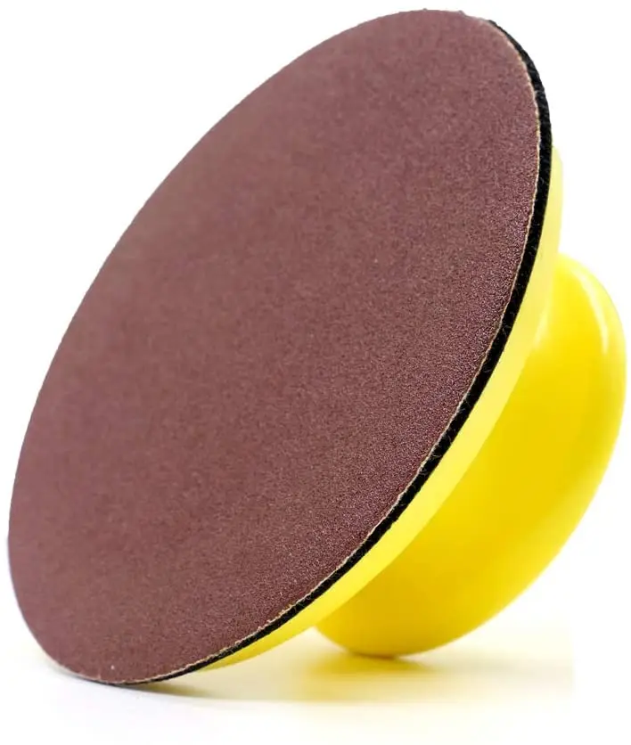 Sand Paper Backing Elastic Hand Sanding Block PU Foam Sanding Disc Holder For Hook & Loop Sandpaper
