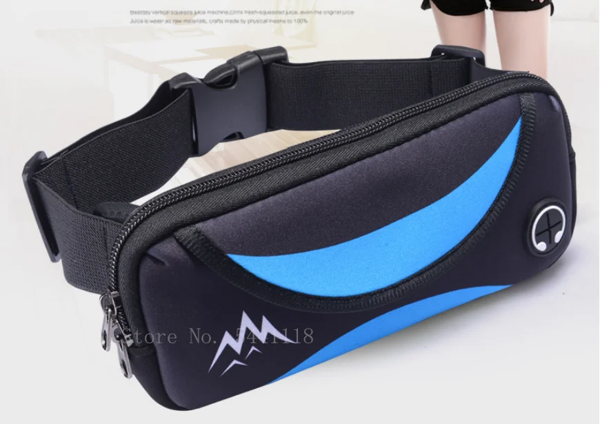 Unisex Waterproof Running Waist BagSport Waist Pack Mobile Phone Holder Bag Gym Fitness Bag Sport Running Belt Bag