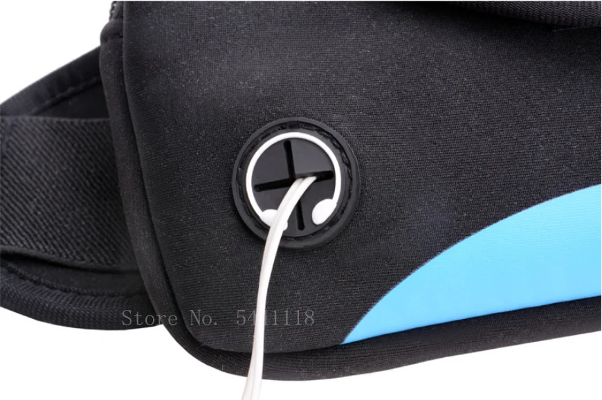 Unisex Waterproof Running Waist BagSport Waist Pack Mobile Phone Holder Bag Gym Fitness Bag Sport Running Belt Bag