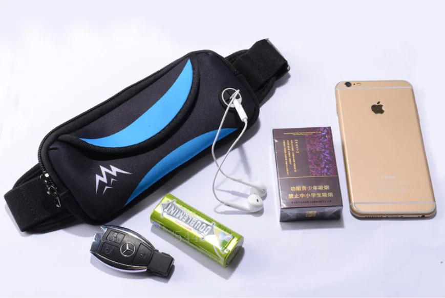 Unisex Waterproof Running Waist BagSport Waist Pack Mobile Phone Holder Bag Gym Fitness Bag Sport Running Belt Bag