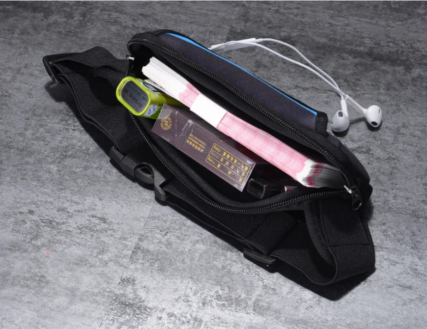 Unisex Waterproof Running Waist BagSport Waist Pack Mobile Phone Holder Bag Gym Fitness Bag Sport Running Belt Bag