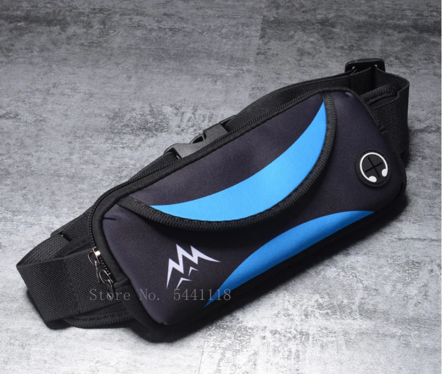 Unisex Waterproof Running Waist BagSport Waist Pack Mobile Phone Holder Bag Gym Fitness Bag Sport Running Belt Bag