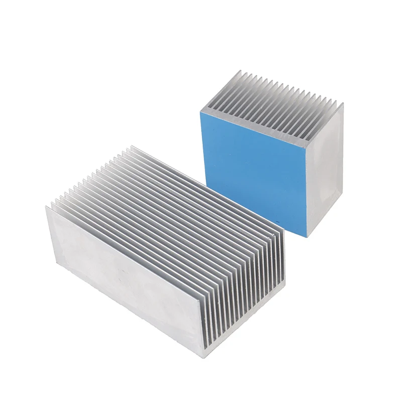 1pc Aluminum Alloy Heatsink Cooling Pad For High Power LED IC Chip Cooler Radiator Heat Sink 60*60*39mm/ 100*60*39mm