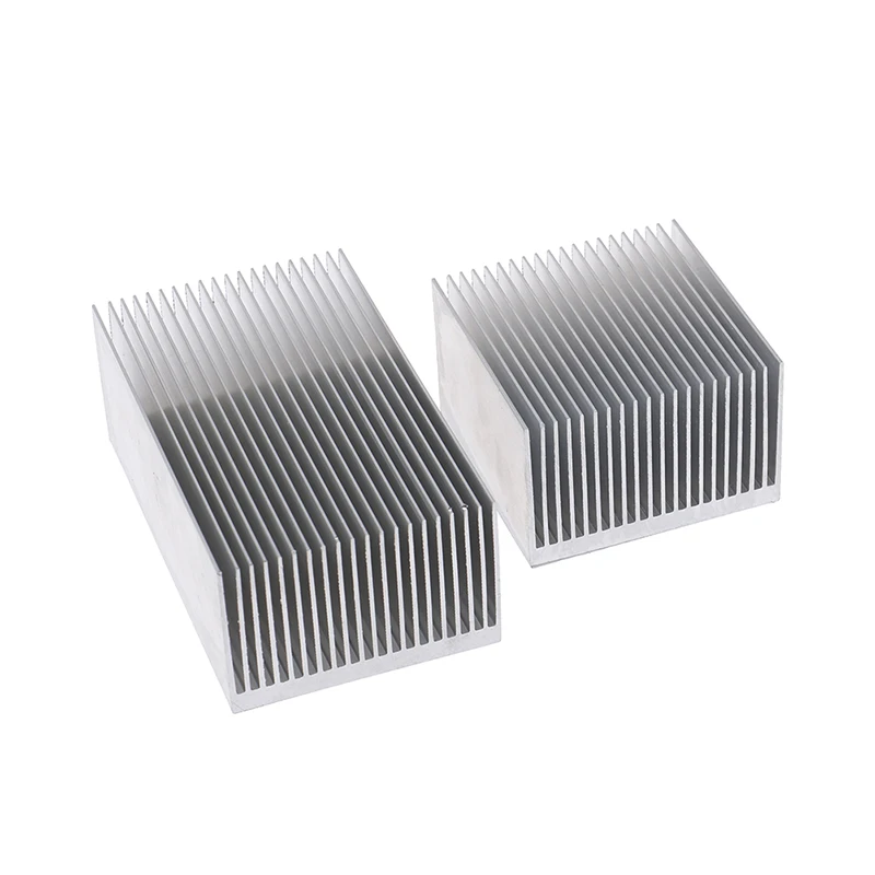 1pc Aluminum Alloy Heatsink Cooling Pad For High Power LED IC Chip Cooler Radiator Heat Sink 60*60*39mm/ 100*60*39mm