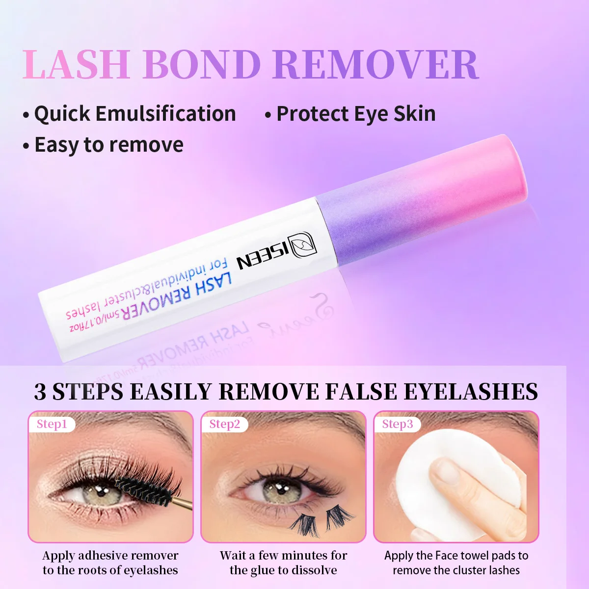 Eyelash Clusters Kit Large Capacity Wispy Individual Lashes Natural DIY Cluster Eyelash Extensions Makeup Tool