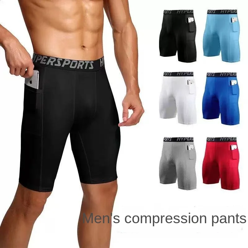 2026Compression Shorts Men Summer Sportswear Training Tights Gym Fitness Leggings Short Pants Sport Bottoms Running Shorts Men