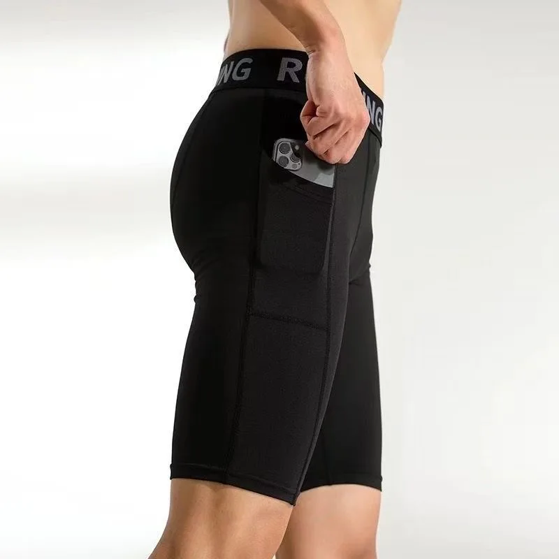 2026Compression Shorts Men Summer Sportswear Training Tights Gym Fitness Leggings Short Pants Sport Bottoms Running Shorts Men