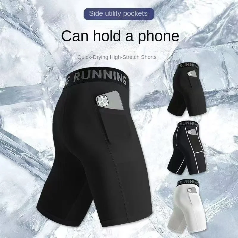 2026Compression Shorts Men Summer Sportswear Training Tights Gym Fitness Leggings Short Pants Sport Bottoms Running Shorts Men