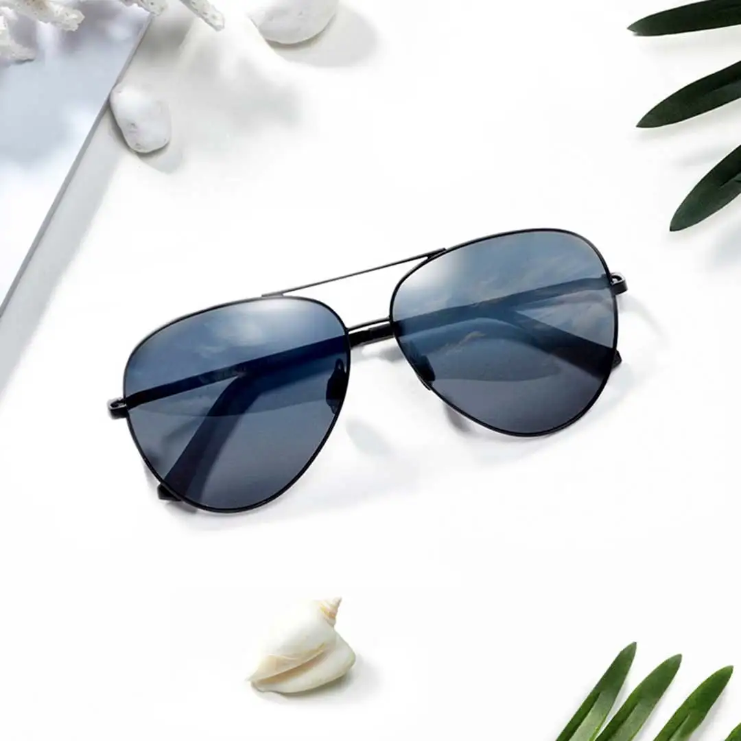 TS Polarized Sunglasses | Xiaomi Youpin Co-branded, Nylon Polarized Lens, UV400 Stainless Steel Eyewear for Men Women Outdoor