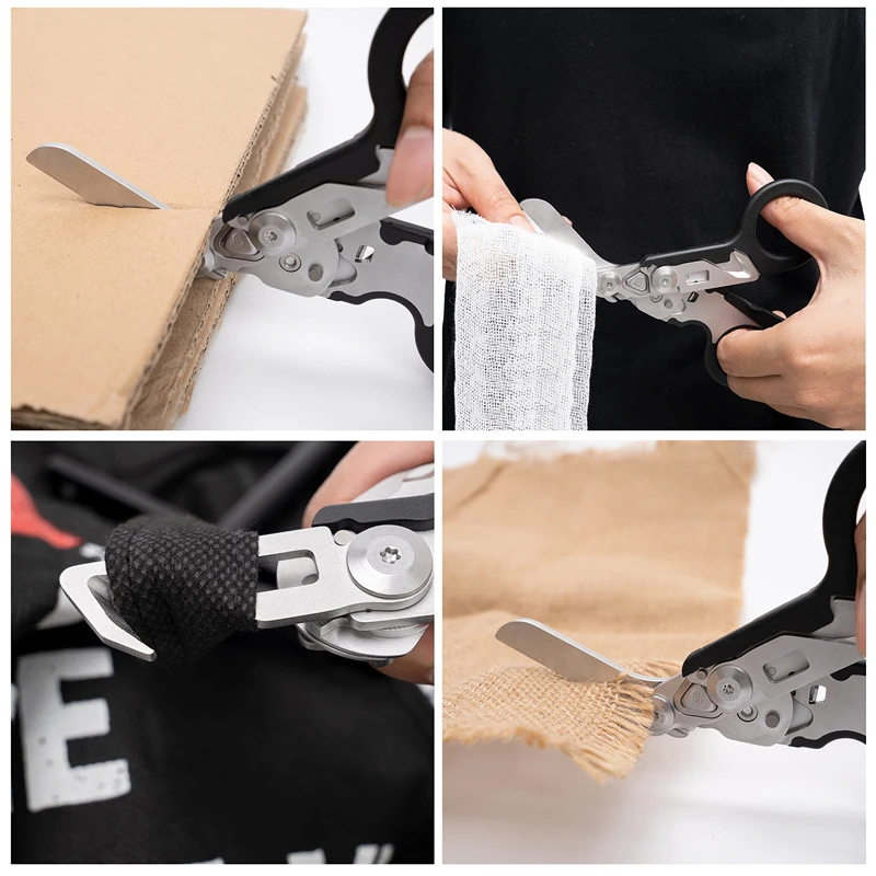 Tactical Trauma Shears Emergency Rescue Shear First Aid Kit Raptor Scissors Foldable Plier Outdoor Survival EDC Tool Gear