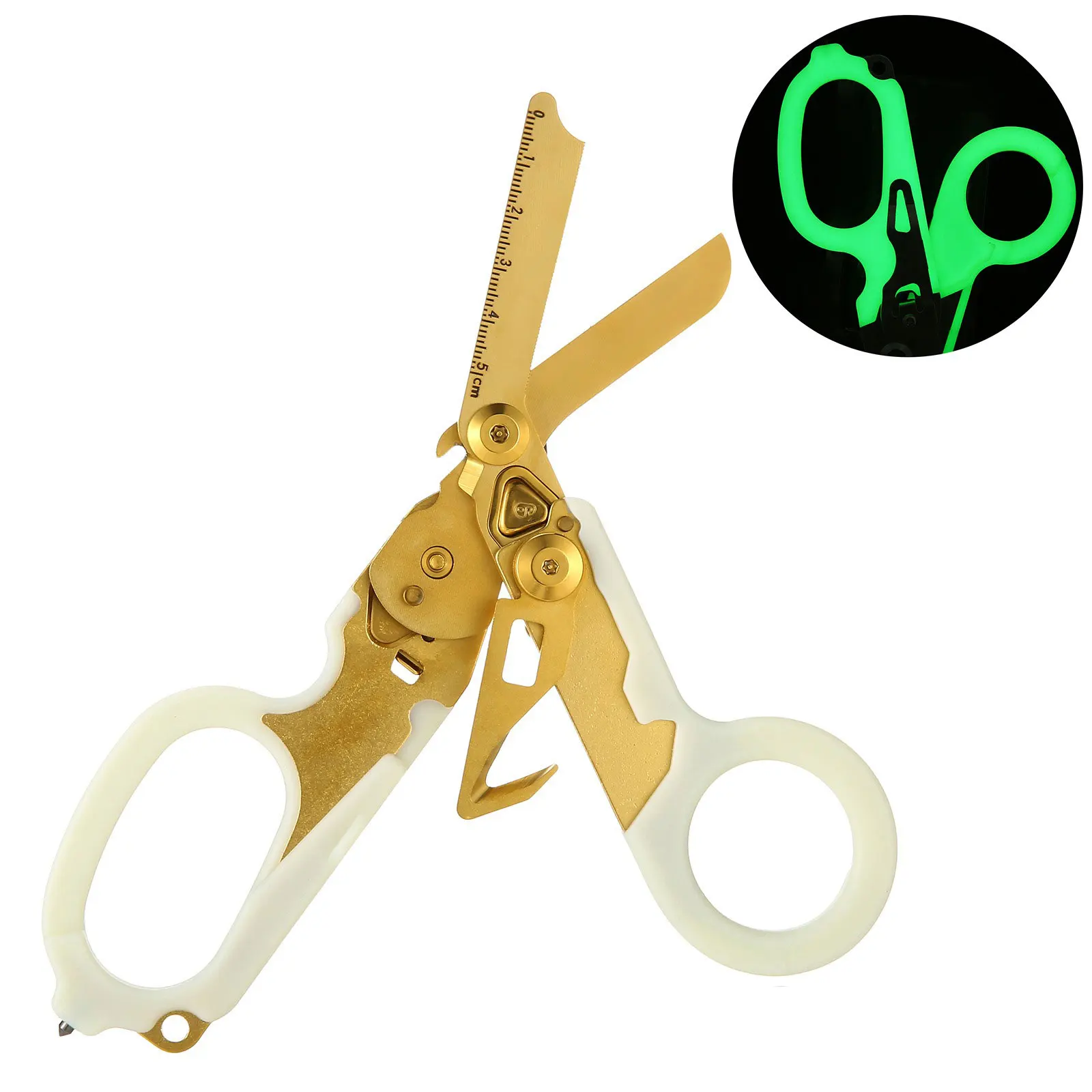 Tactical Trauma Shears Emergency Rescue Shear First Aid Kit Raptor Scissors Foldable Plier Outdoor Survival EDC Tool Gear