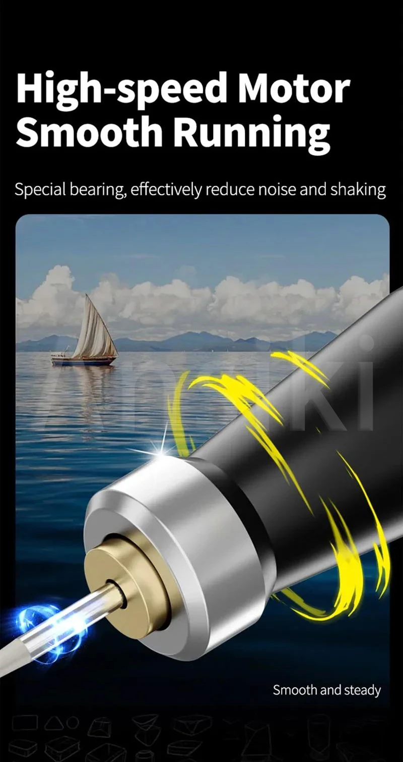 GDR2 Portable Electric Polishing Pen 9pcs Diamond Grinding Heads for IC Chip Grinding PCB Cutting Phone Repair Tools