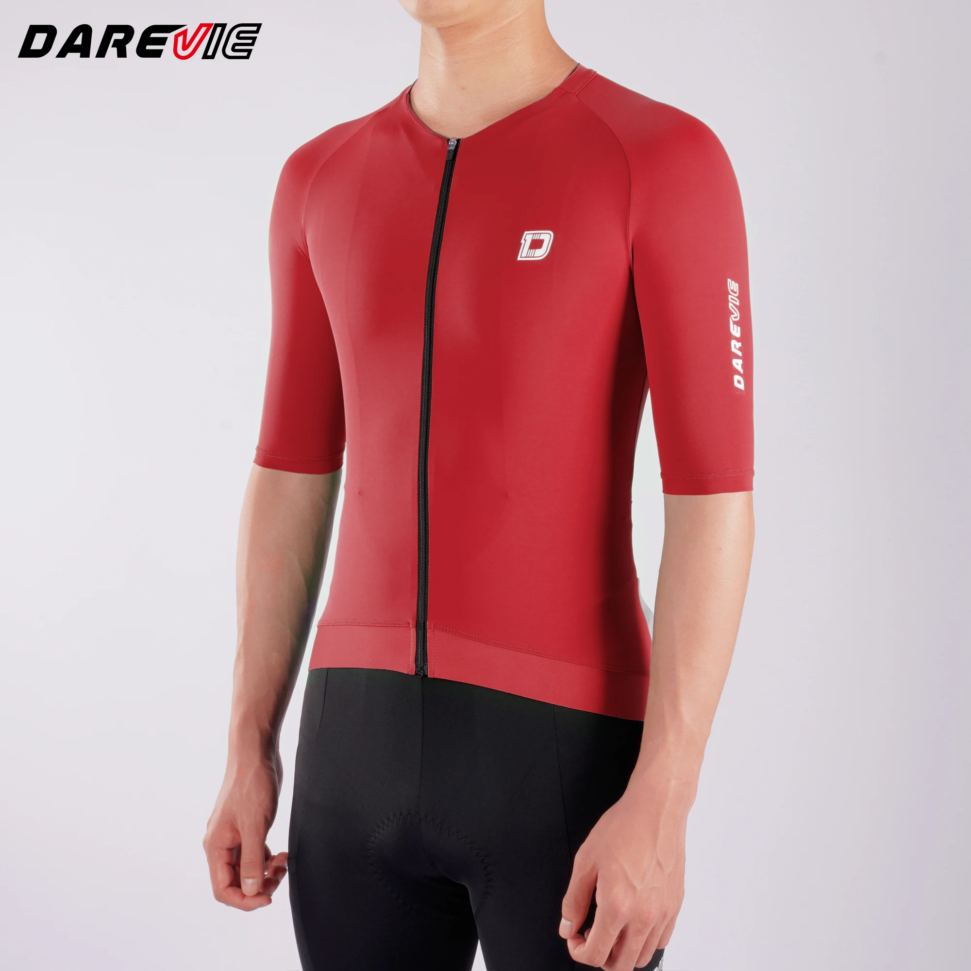 DAREVIE Cycling Jersey Cool Technology Anti UV Pro Level Man Cycling Maillot 4.5cm Anti Slip Quick Dry Men's Cycling Clothing
