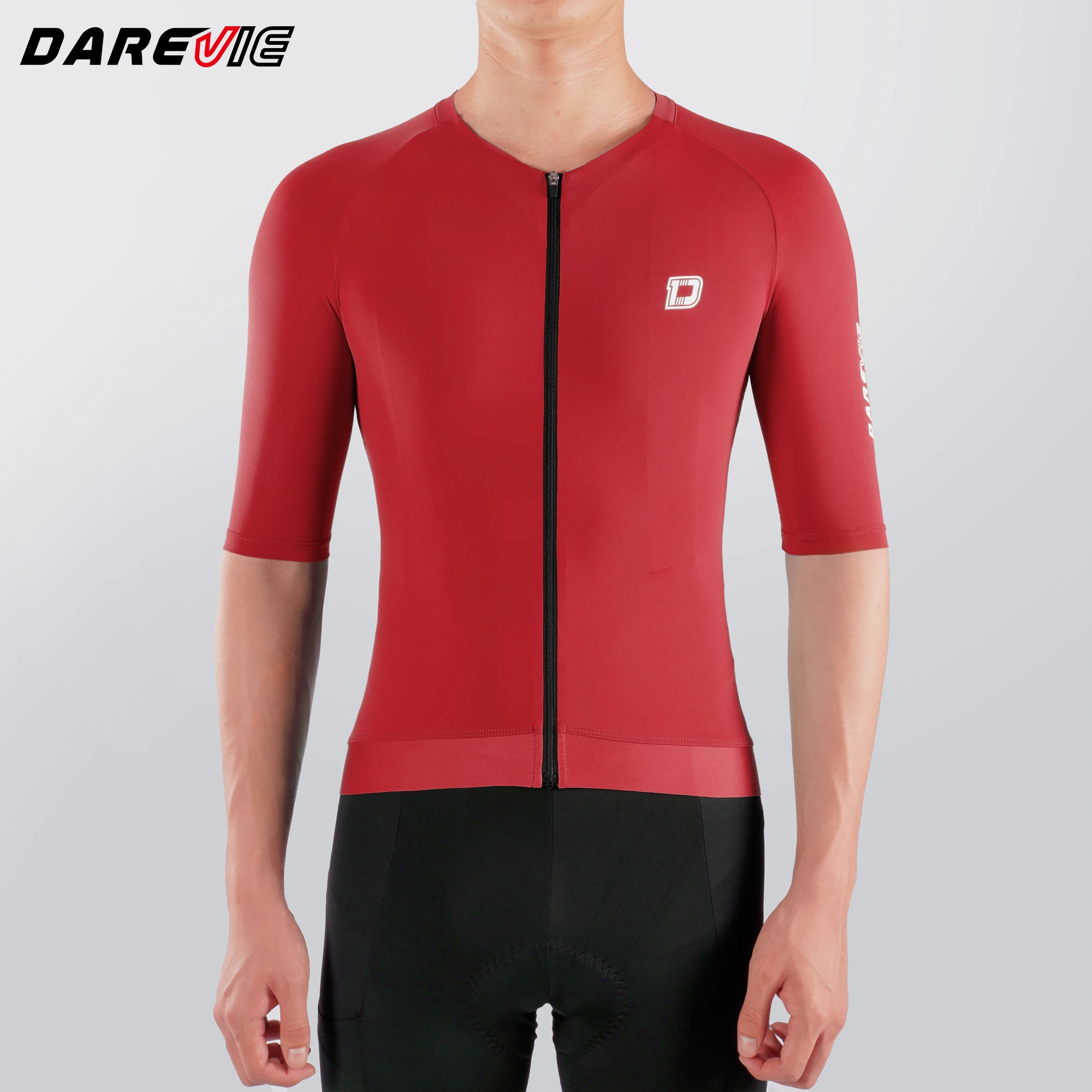 DAREVIE Cycling Jersey Cool Technology Anti UV Pro Level Man Cycling Maillot 4.5cm Anti Slip Quick Dry Men's Cycling Clothing