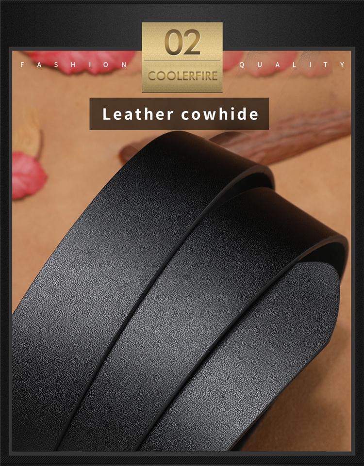 Men High Quality Genuine Leather Belt Luxury Designer Belts Men Cowskin Fashion Strap Male Jeans for Man Cowboy