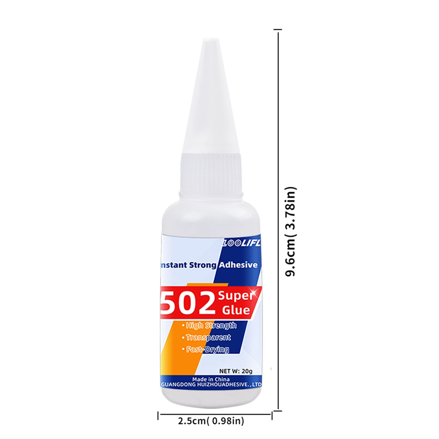 502 Super Glue Instant Cyanoacrylate Adhesive High Strength Fast Drying for Metal Wood Plastic Ceramic Glass DIY Bonding Tool