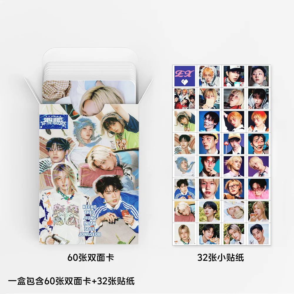 124PCS P1Harmony UNIQUE Photocards Lomo Cards Set Photocards Photo Lomo Cards Fans Collection Printed Cards