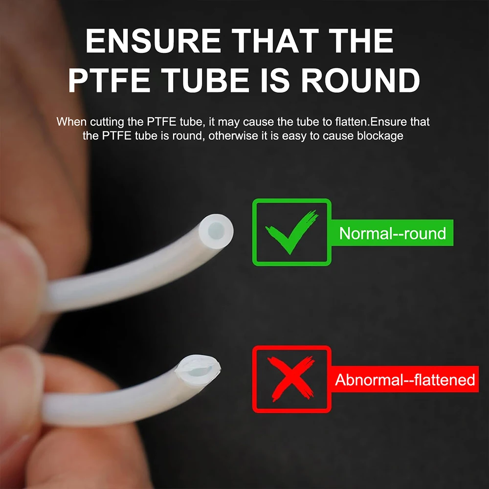 4 in 1 PTFE Filament Tube Adapter For Bambu Lab H2 P1 X1 A1 3D Printer Filament Clean Pad Multi-Material Compatible No-Clogging