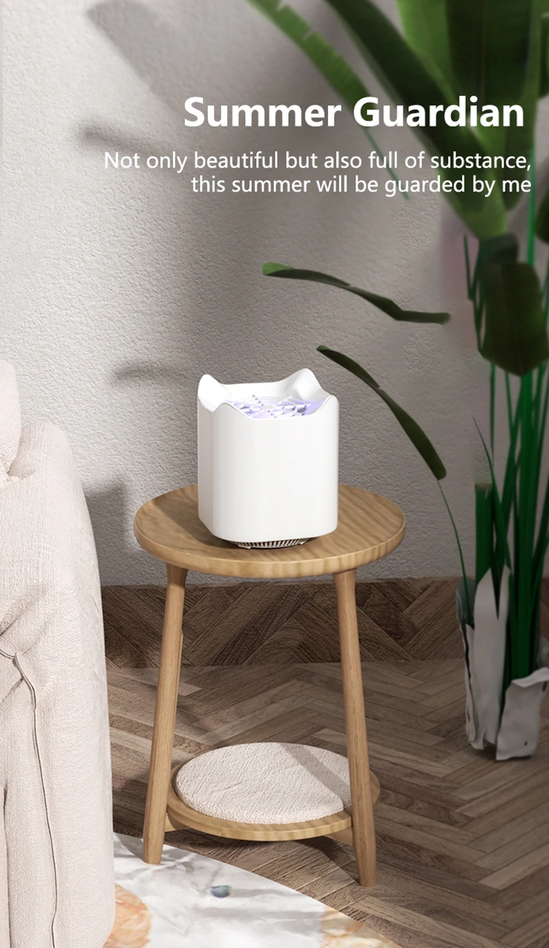 Lenovo Electric Shock Mosquito Killer UV Light USB Mute Trap Flies Bug Zapper Lamp Camping Anti Mosquito for Home Bedroom 2026