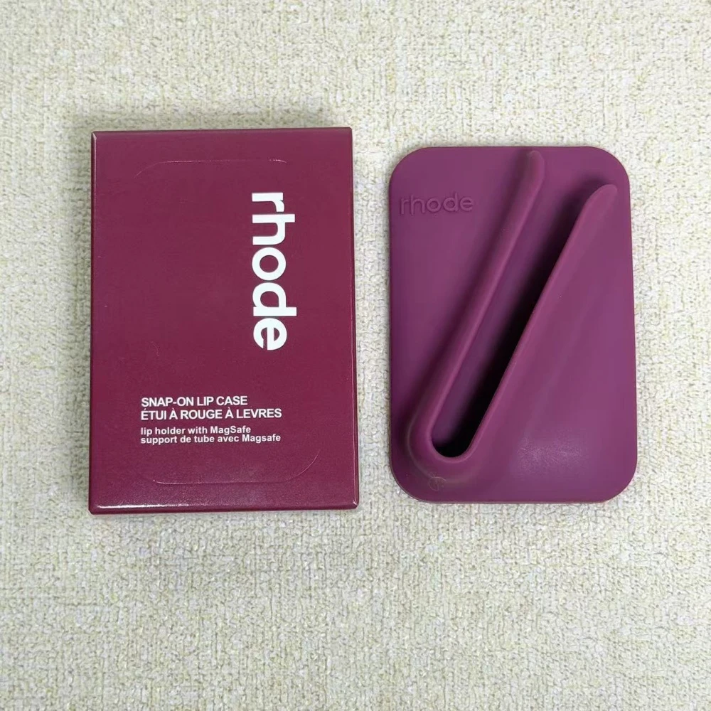 Rhode Hot Magnetic SNAP-ON LIP Case for All Mobile Phones for Magsafe Lip Gloss Holder with Long Lasting Lipstick Lip Gloss
