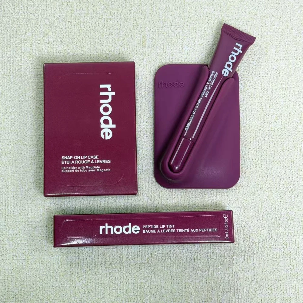 Rhode Hot Magnetic SNAP-ON LIP Case for All Mobile Phones for Magsafe Lip Gloss Holder with Long Lasting Lipstick Lip Gloss