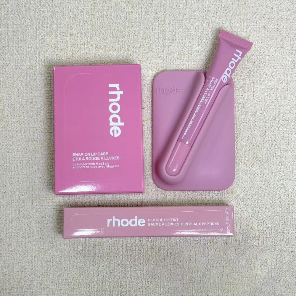 Rhode Hot Magnetic SNAP-ON LIP Case for All Mobile Phones for Magsafe Lip Gloss Holder with Long Lasting Lipstick Lip Gloss