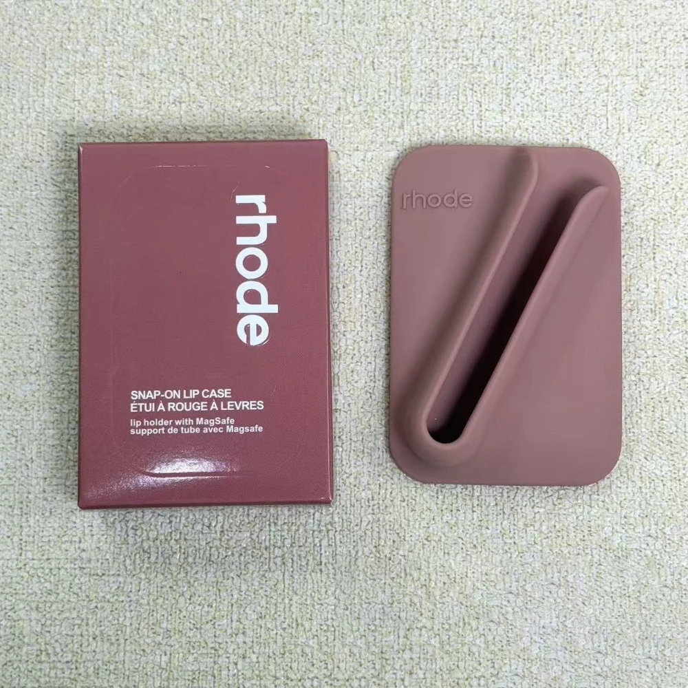 Rhode Hot Magnetic SNAP-ON LIP Case for All Mobile Phones for Magsafe Lip Gloss Holder with Long Lasting Lipstick Lip Gloss