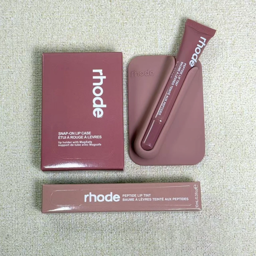 Rhode Hot Magnetic SNAP-ON LIP Case for All Mobile Phones for Magsafe Lip Gloss Holder with Long Lasting Lipstick Lip Gloss