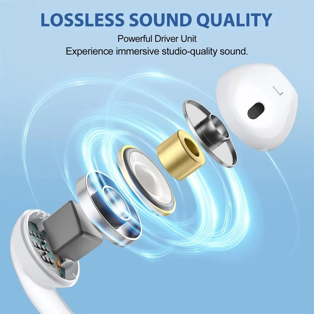 Type C Headphones Wired Earbuds For Xiaomi Redmi Poco Oneplus OPPO Huawei Honor Samsung Earphones 3.5mm Laptops Tablet Headset