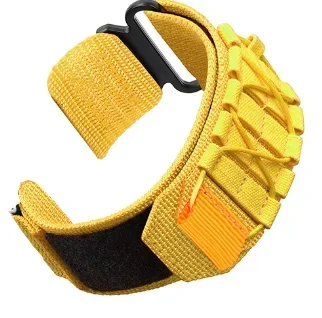 20 22mm Camouflage Nylon Strap for Samsung Galaxy Watch 7 6 5 4 40/44mm 6Classic 5Pro Bracelet for Huawei GT6/5/4 6/5/4Pro Band