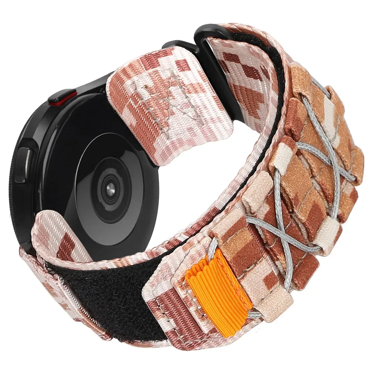 20 22mm Camouflage Nylon Strap for Samsung Galaxy Watch 7 6 5 4 40/44mm 6Classic 5Pro Bracelet for Huawei GT6/5/4 6/5/4Pro Band