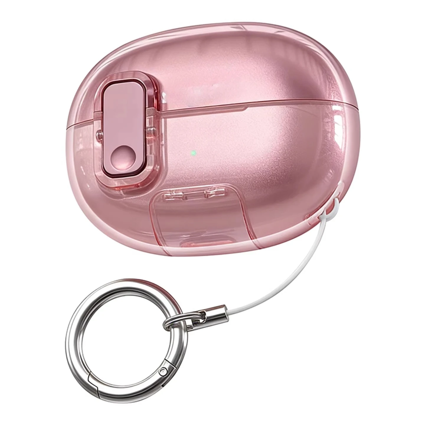 Secure Lock Clear Black Case For Shokz OpenDots One E310 Anti-drop Soft TPU Cover With Secure Lock Cleaning Pen Complete Earbud