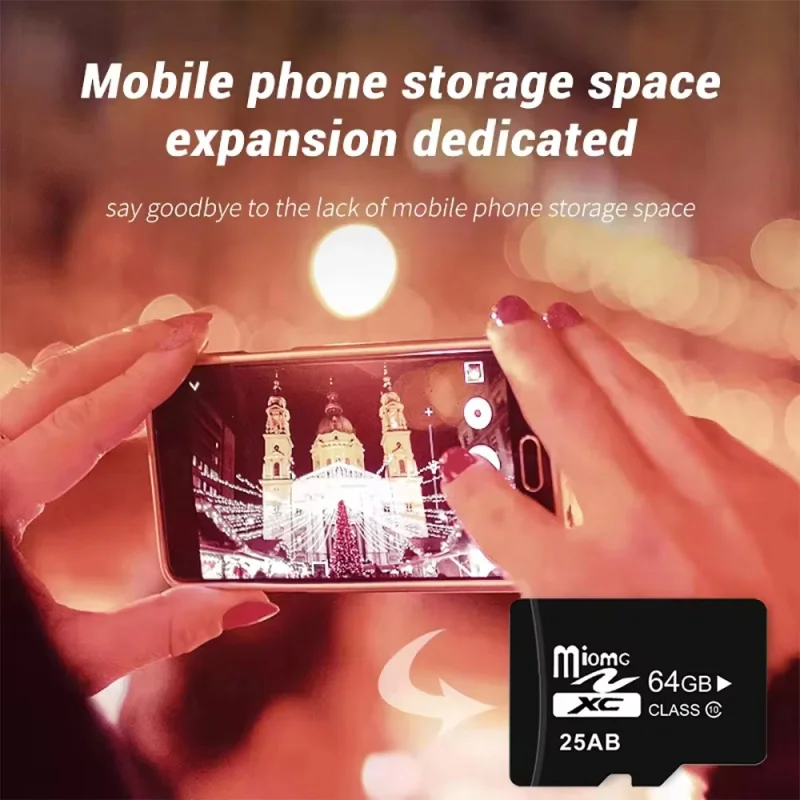 High Speed C10 SD Memory Card 128GB 64GB 32GB U3 A2 Flash Micro Tarjeta SD for Phone